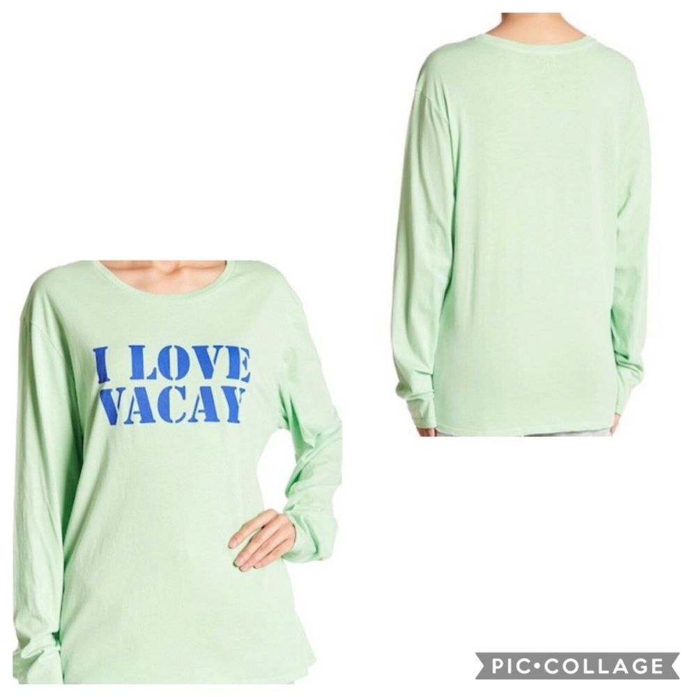 Peace Love World I Love Vacay Long Sleeve T-shirt